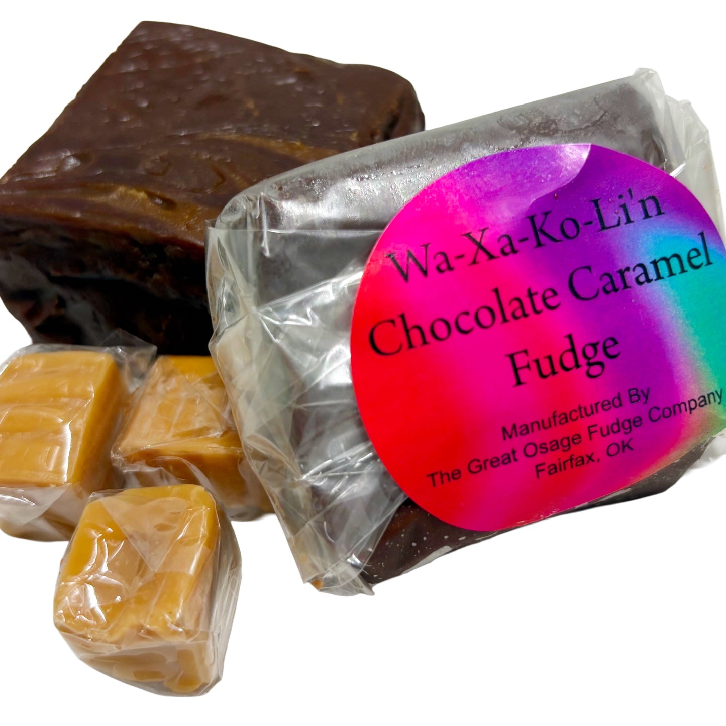 Large Box of Wa-Xa-Ko-Li'n Chocolate Caramel Fudge