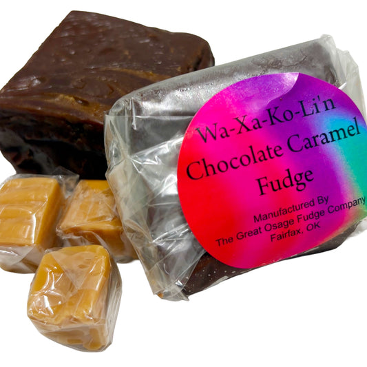 Large Box of Wa-Xa-Ko-Li'n Chocolate Caramel Fudge
