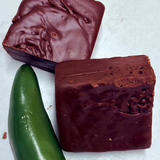 Large Box of Black Dog Jalapeño Fudge