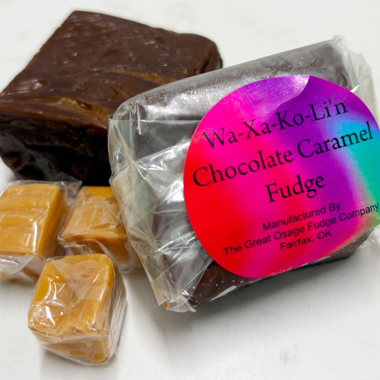 Large Box of Wa-Xa-Ko-Li'n Chocolate Caramel Fudge