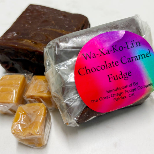 Large Box of Wa-Xa-Ko-Li'n Chocolate Caramel Fudge